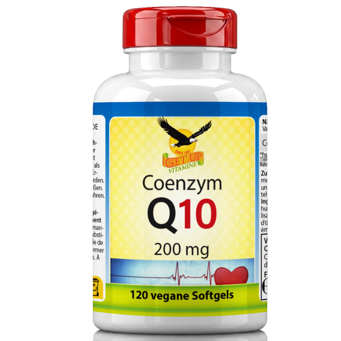 Coenzym Q10 200mg vegan, 120 Softgels