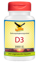 Vitamin D3  3000 IE,  250 vegetarische Kapseln