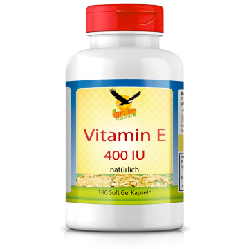 Vitamin E 400 I.E. natürlich, 180 Weichkapseln