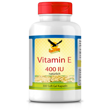 Vitamin E 400 I.E. natürlich, 300 Weichkapseln