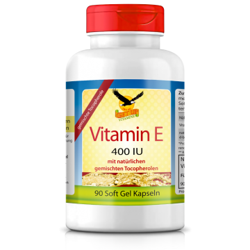Vitamin E Full Spectrum 400 I.E., gemischte natürliche Tocopherole, 90 Weichkapseln