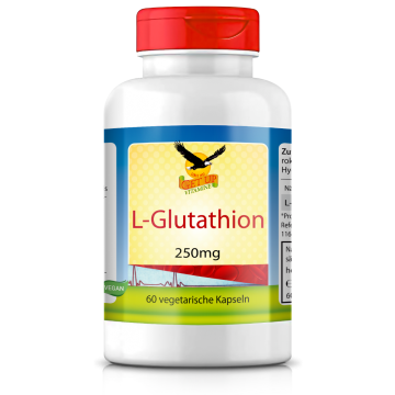 L-Glutathion 250mg als reduziertes Glutathion (GSH), 60 Kapseln