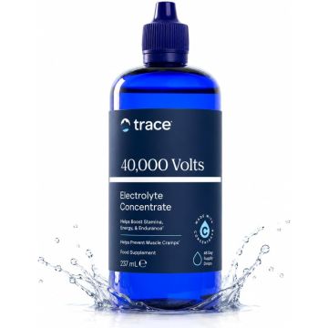 Trace Minerals – 40.000 Volt Flüssige Elektrolyt-ConcenTrace Tropfen, 237 ml
