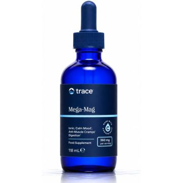 Trace Minerals Mega-Mag Magnesium 360 mg + Elektrolyte Tropfen, 118 ml
