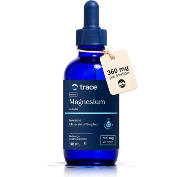Trace Minerals Ionisches Magnesium Tropfen 360 mg, 118 ml 