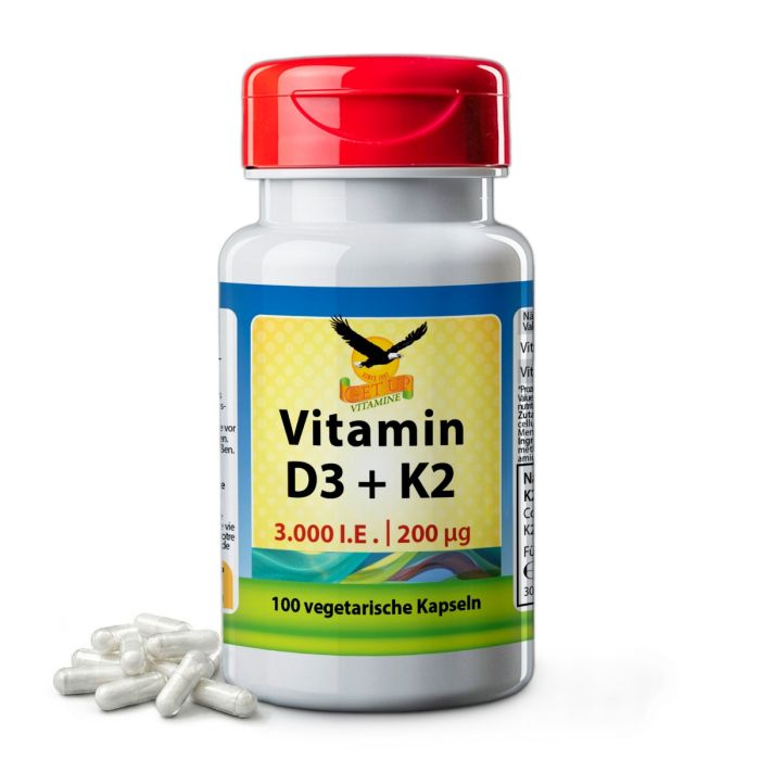 GetUP Vitamin D3 3000 IE + K2
