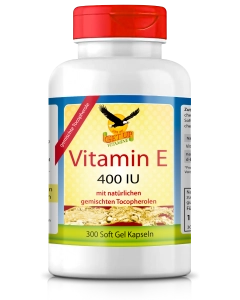 Vitamin E 400 IU Komplex natürlich, 300 Softgels