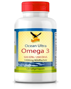 Omega 3 ULTRA 500/250 DHA, 120 Weichkapseln