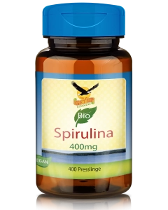 BIO-Spirulina a 400mg, 400 Presslinge 
