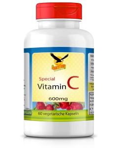 Vitamin C Special a 600mg gepuffert, 60 veg. Kapseln