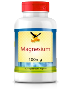 Magnesium Citrate a 100mg, 180 vegetarische Kapseln
