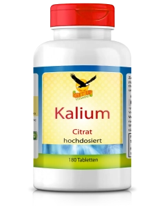 Kalium 450mg bioverfügbar, 180 Tabletten