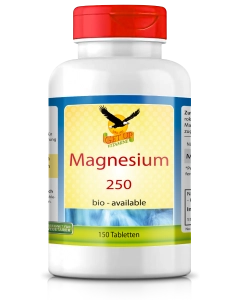 Magnesium 250mg hochdosiert - organisch, 150 Tabletten