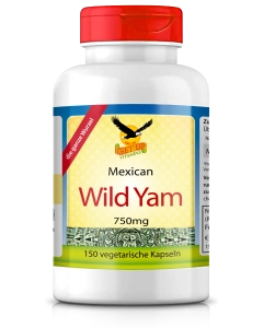Mexican Wild Yam a 750mg, 150 veg. Kapseln