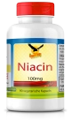 Vitamin B3 Niacin a 100mg,  90 veg. Kapseln