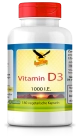 Vitamin D3  1000 IE, 180 Kapseln