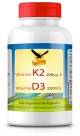 Vitamin K2 Vital MK-7 & Vitamin D3 100 veg. Kapseln