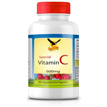 Vitamin C Special a 600mg gepuffert, 60 veg. Kapseln