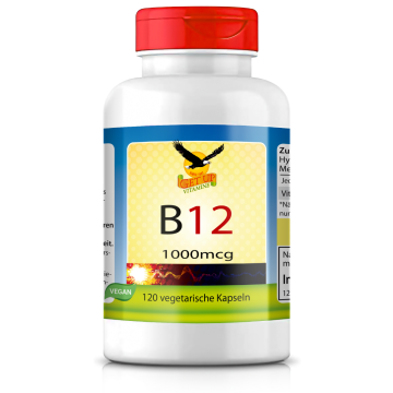 Vitamin B12 a 1000mcg, 120 Kapseln