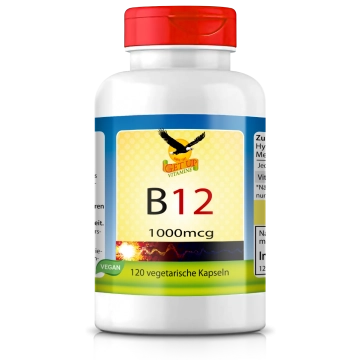 Vitamin B12 a 1000mcg, 120 Kapseln