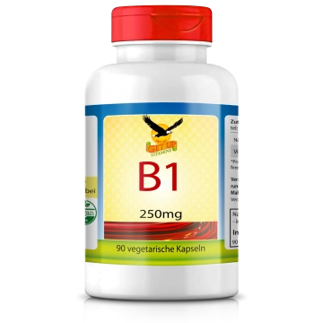 Vitamin B1 a  250mg, 90 Kapseln 