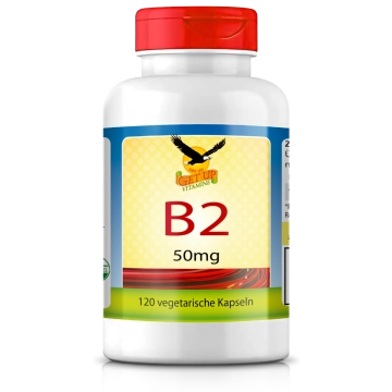 Vitamin B2 50mg, 120 Kapseln