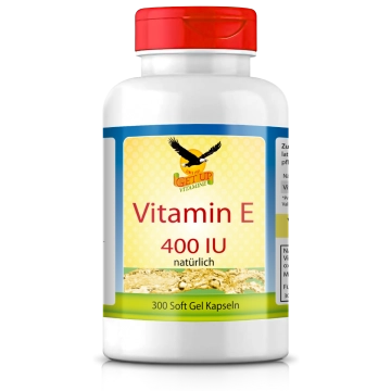 Vitamin E 400 IU natürlich, 300 Softgels