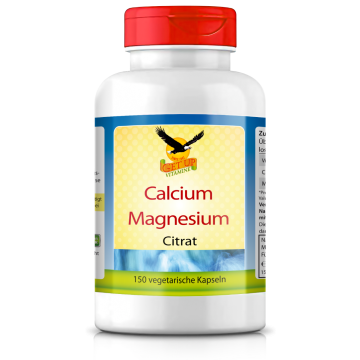 Cal-Mag 2:1 Citrat, organischer Calcium + Magnesium-Komplex, 150 vegetarische Kapseln