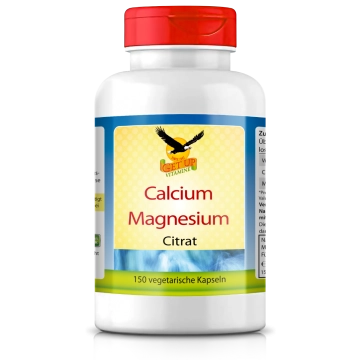 Cal-Mag 2:1 Citrate, 150 vegetarische Kapseln