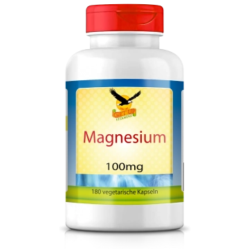 Magnesium Citrate a 100mg, 180 vegetarische Kapseln