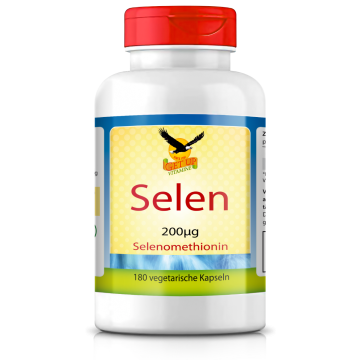 Selen 200µg als Selenomethionin, 180 veg. Kapseln