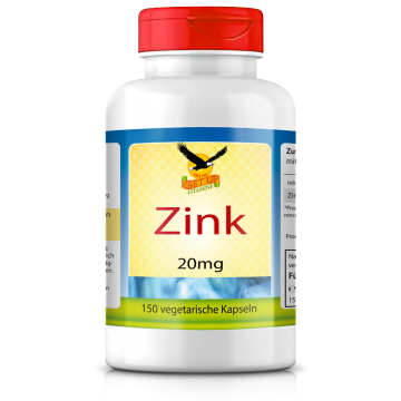 Zink Citrat a 20mg, 150 Kapseln
