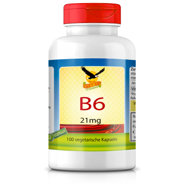 Vitamin B6 a 21mg, 100 Kapseln