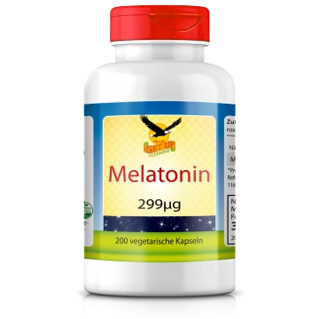 Melatonin a 299µg, 200 vegetarische Kapseln