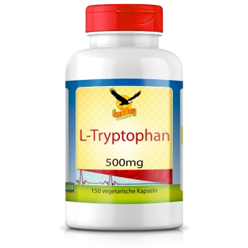 L-Tryptophan 500mg, 150 vegetarische Kapseln