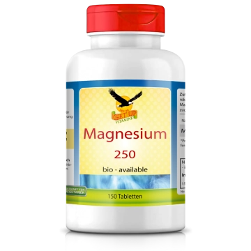 Magnesium Bisglycinat 250mg hochdosiert - organisch, 150 Tabletten