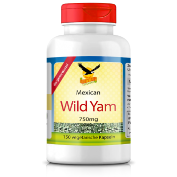 Mexican Wild Yam a 750mg, 150 veg. Kapseln