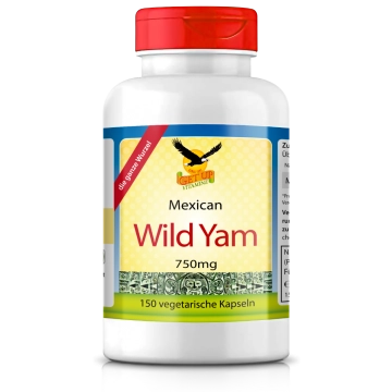 Mexican Wild Yam a 750mg, 150 veg. Kapseln