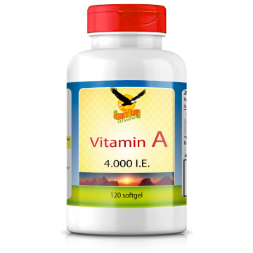 Vitamin A 4000 I.U., 120 Weichkapseln