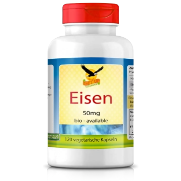 Eisen a 50mg, 120 vegetarische Kapseln