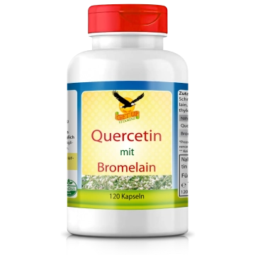 Quercetin mit Bromelain, 120 Kapseln
