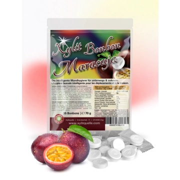Xylit Bonbons Maracuja, 70gr Tüte