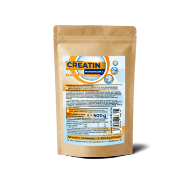 Creatin Monohydrat Pulver, 500g