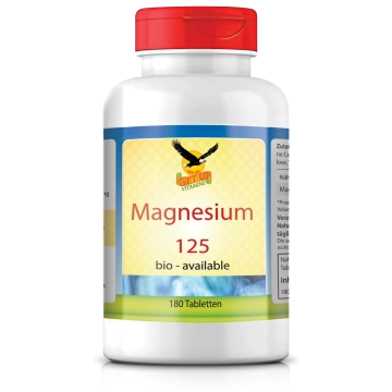Magnesium Bisglycinat 125mg, 180 Tabletten