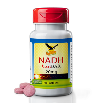 NADH 20 mg, 60 zuckerfreie Kirschpastillen