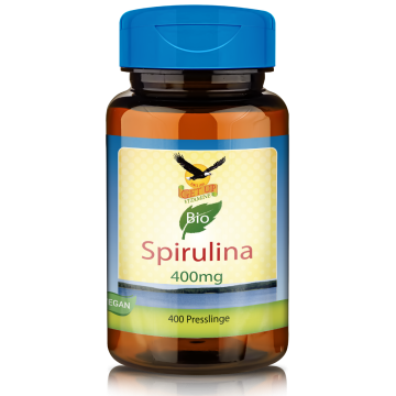 BIO-Spirulina a 400mg, 400 Tabletten