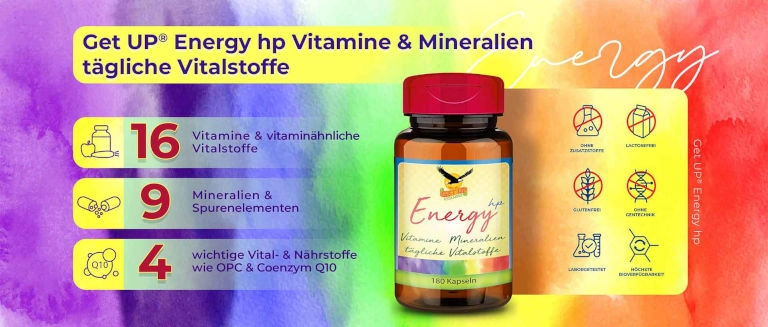 Energy HP - Vitamine, Mineralien und Spurenelemente für alle Jahreszeiten