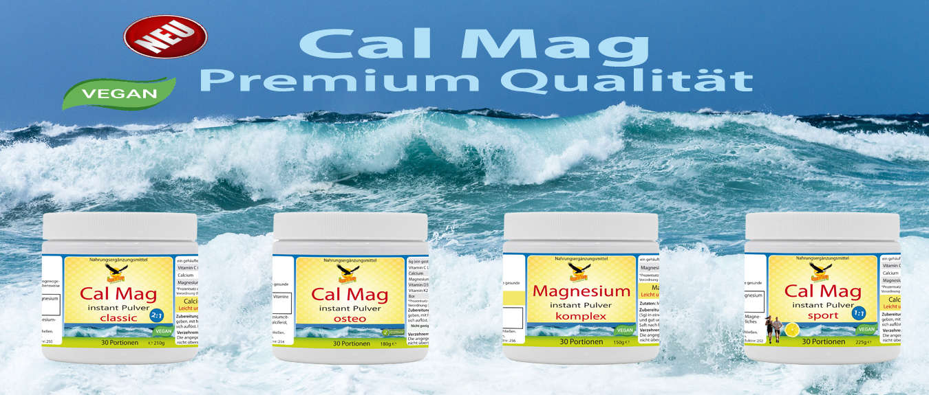 Calcium und Magnesium vegan in Premium Qualität